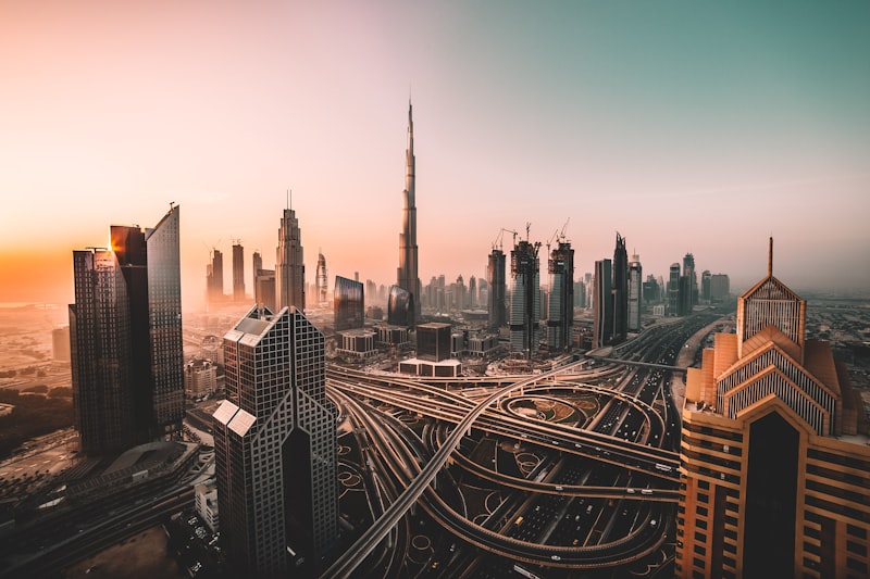 Dubai skyline and infrastructure